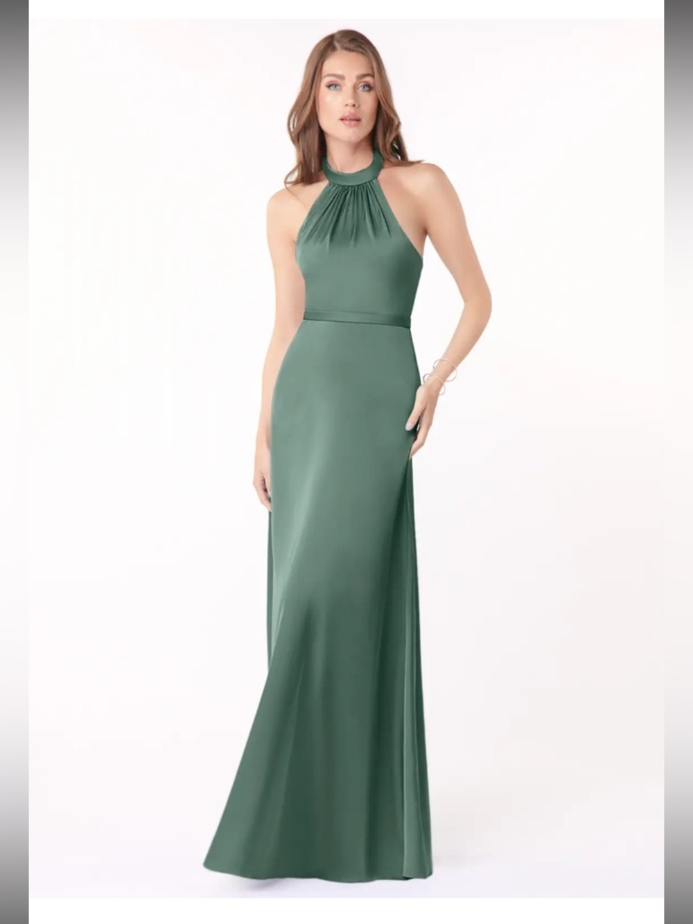 Azazie Halter Backless Gown
